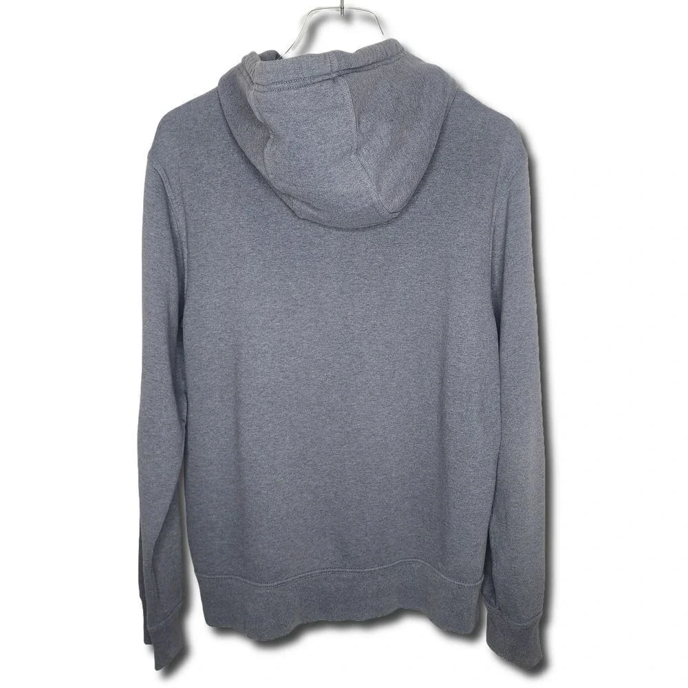 The‎ North Face Mens Gray Orange Graphic Hoodie Since 1968 Pullover Sweatshirt M